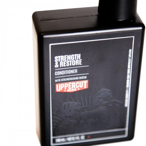 Conditioner Uppercut Deluxe Strength and Restore 240ml - Μαλακτική κρέμα με Βιοτίνη και Καφεΐνη