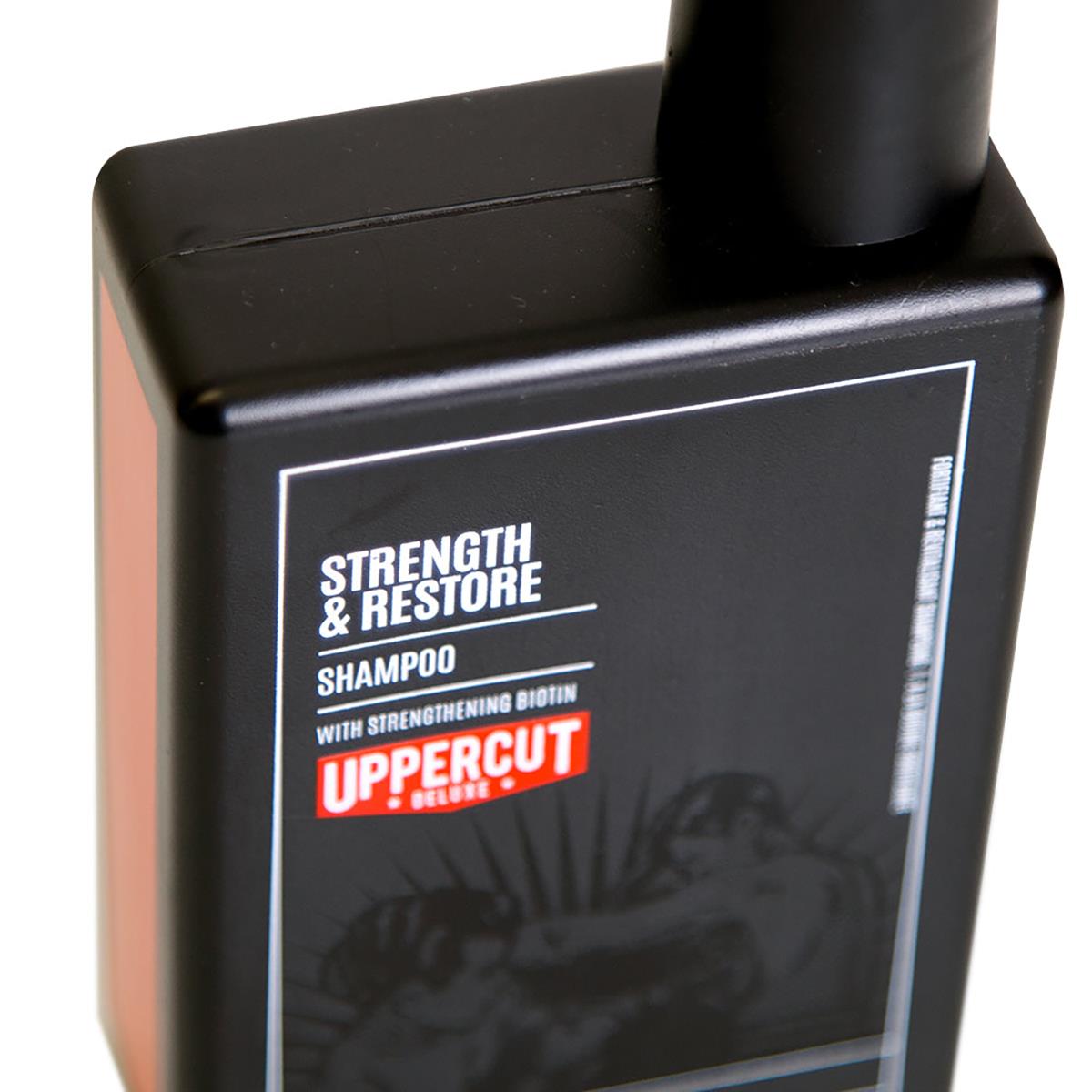 Σαμπουάν Uppercut Deluxe Strength & Restore 240ml - Grooming - Ενίσχυση με Βιοτίνη