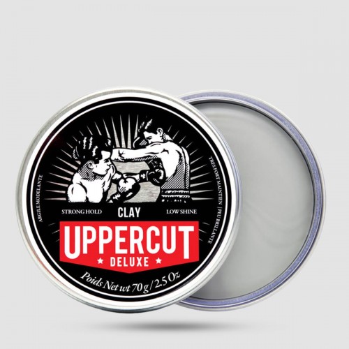 Πηλός Για Μαλλιά Uppercut Deluxe Clay 70g - Styling - Ισχυρό κράτημα με ματ φινίρισμα