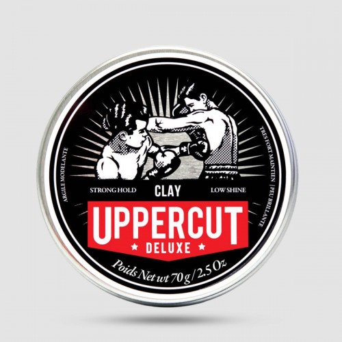 Πηλός Για Μαλλιά Uppercut Deluxe Clay 70g - Styling - Ισχυρό κράτημα με ματ φινίρισμα