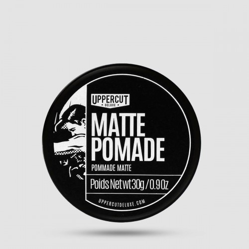 Matt Pomade Uppercut Deluxe 30g - Πομάδα Styling - Extreme Matte Finish