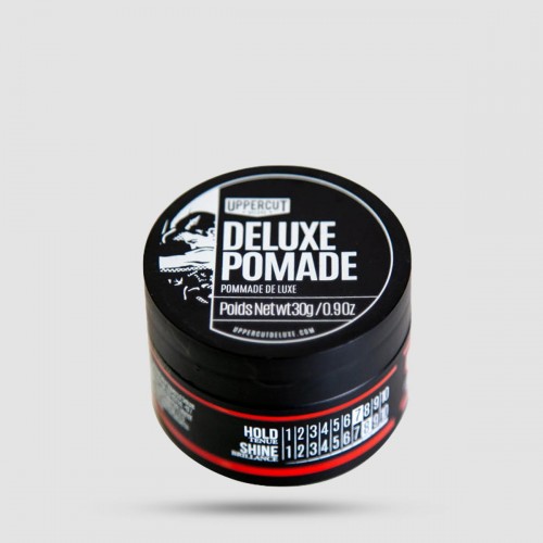 Πομάδα Για Μαλλιά Uppercut Deluxe Pomade 30g - Styling - Δυνατό κράτημα με λάμψη