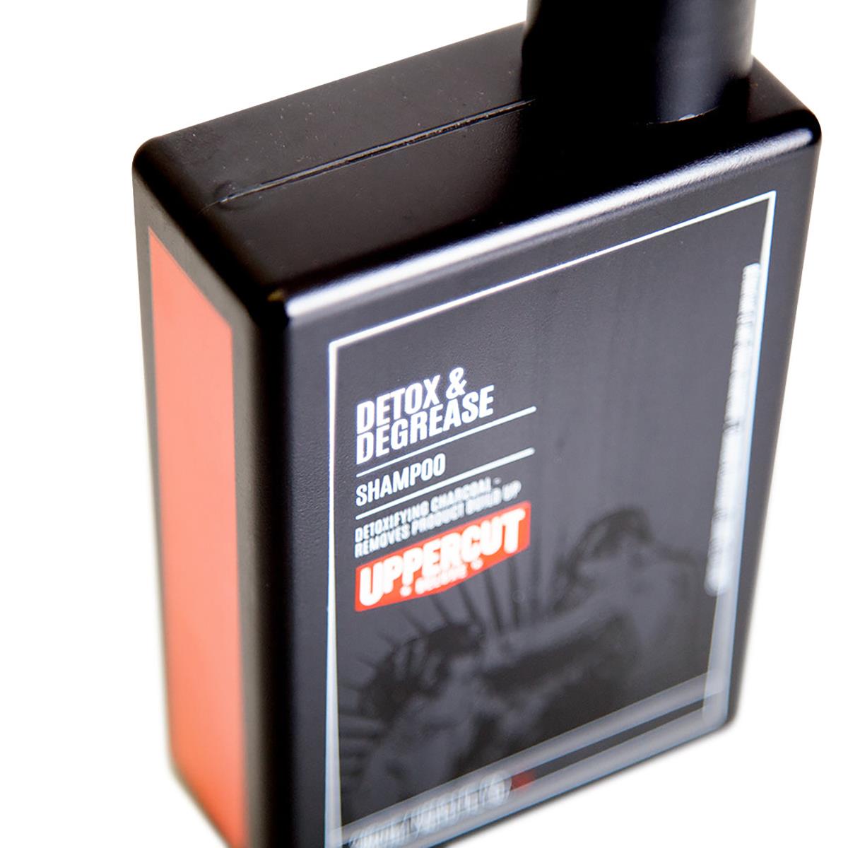 Uppercut Deluxe Detox & Degrease Σαμπουάν - Grooming - Βαθύς καθαρισμός με άνθρακα