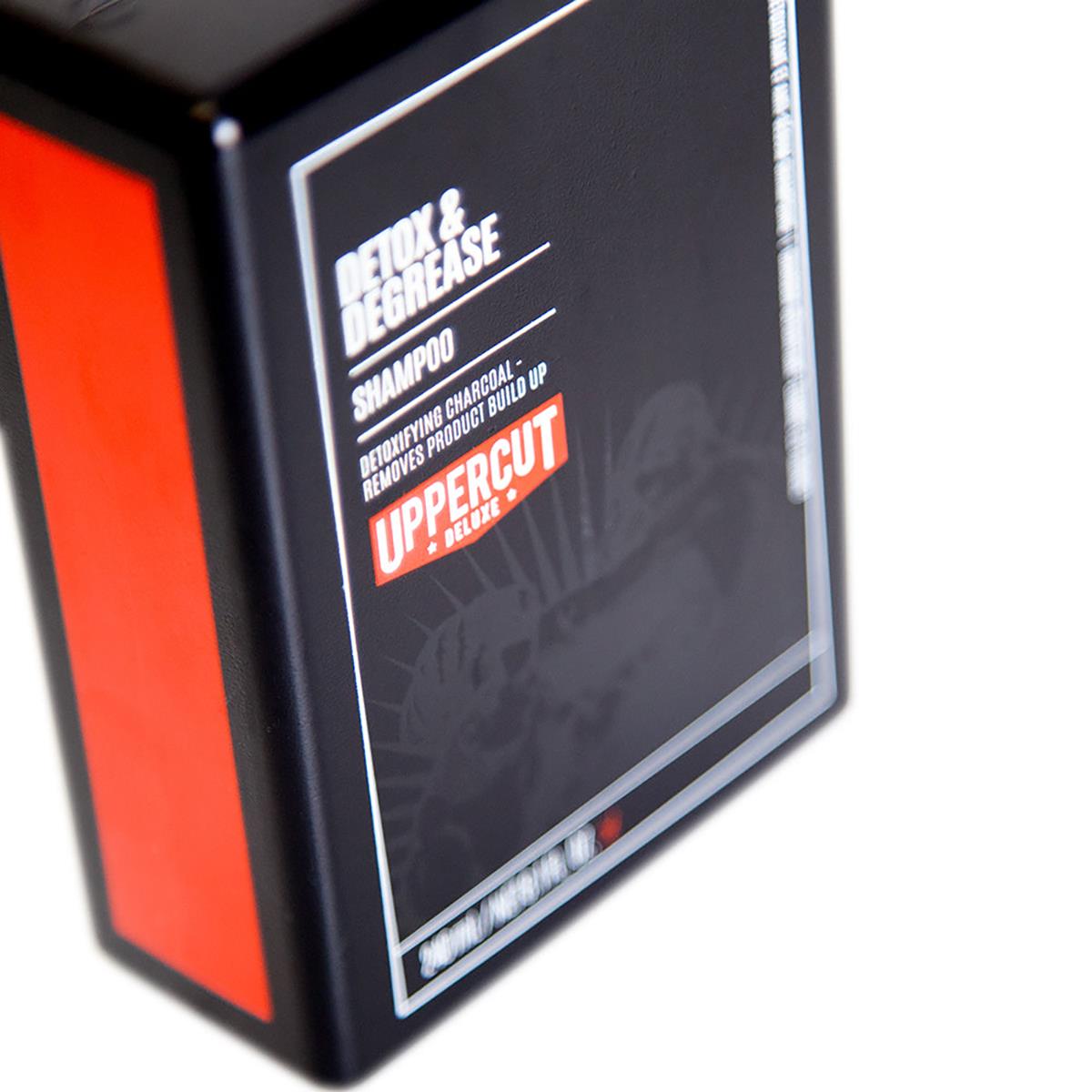 Uppercut Deluxe Detox & Degrease Σαμπουάν - Grooming - Βαθύς καθαρισμός με άνθρακα