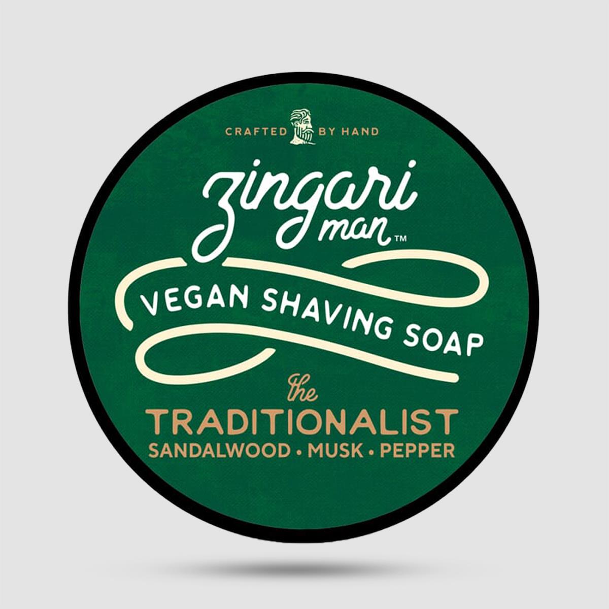 Σαπούνι Ξυρίσματος Vegan Zingari Man Traditionalist - Shaving Soap - Για ευαίσθητο δέρμα