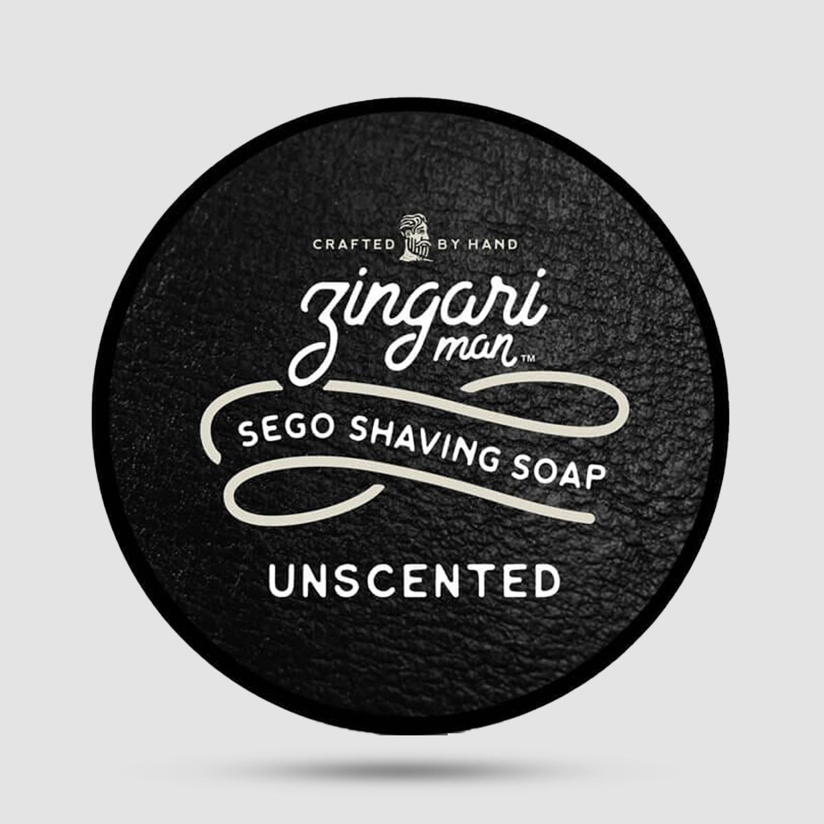 Σαπούνι Ξυρίσματος Zingari Man Unscented 142ml - Tallow Based - Για ευαίσθητο δέρμα