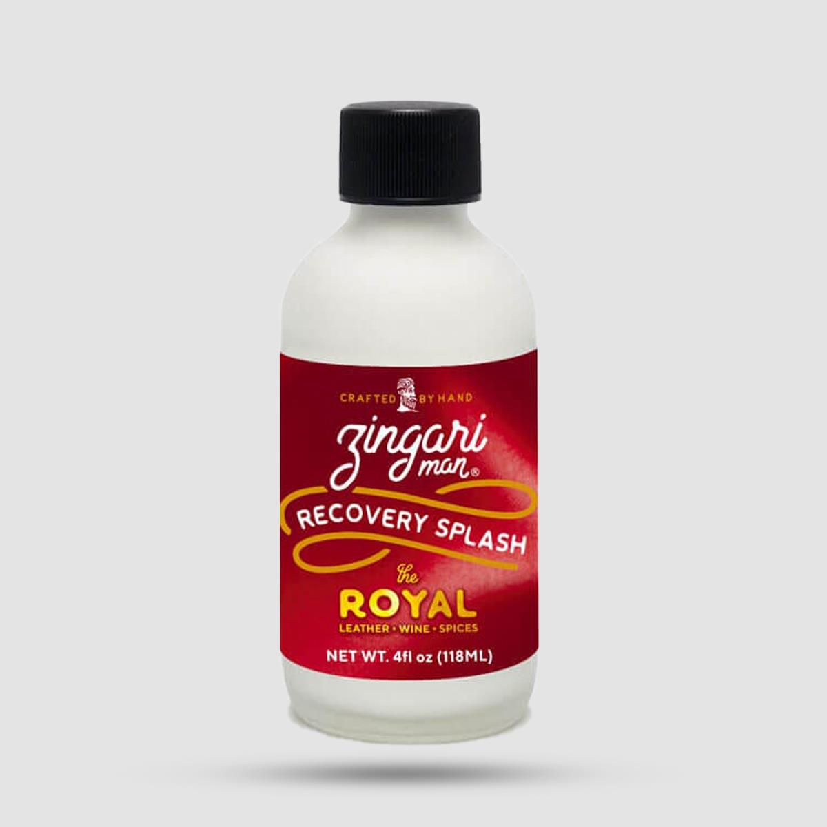 After Shave Splash Zingari Man The Royal - Aftershave χωρίς αλκοόλ με witch hazel