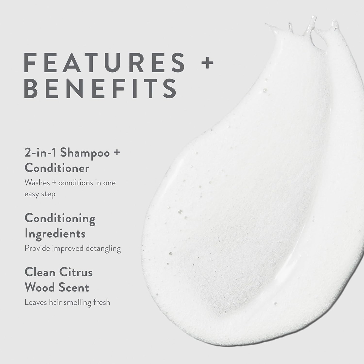 Paul Mitchell Double Hitter 2-in-1 Shampoo and Conditioner - Vegan formula without sulphates