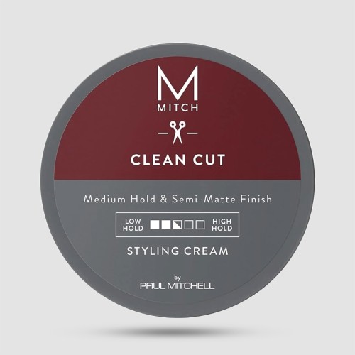 Mitch Clean Cut Paul Mitchell - Κρέμα Styling Μαλλιών - Medium Hold Semi-Matte