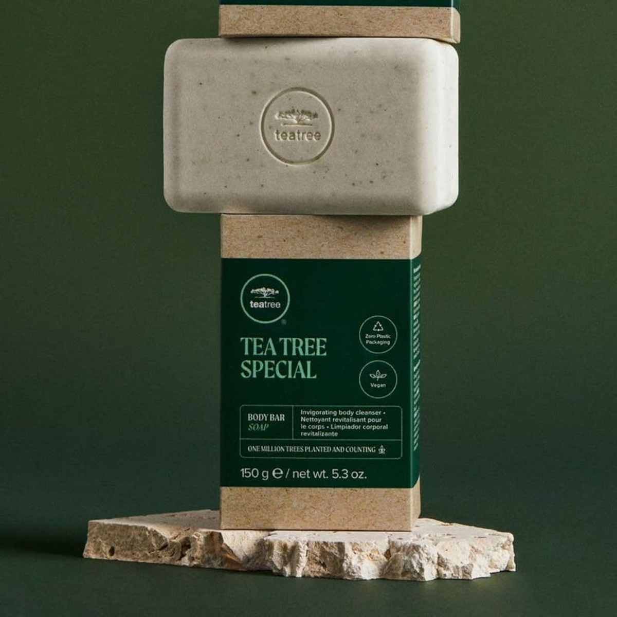 Paul Mitchell Tea Tree Body Bar 150g - Exfoliating with antiseptic properties