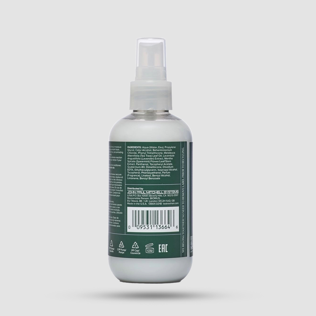 Conditioning Leave-in Spray Paul Mitchell Lavender Mint 200ml - Spray περιποίησης μαλλιών με Tea Tree Oil