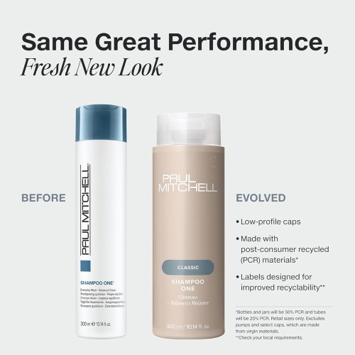 Paul Mitchell Shampoo One 300ml - Απαλό Σαμπουάν για Όλους τους Τύπους Μαλλιών