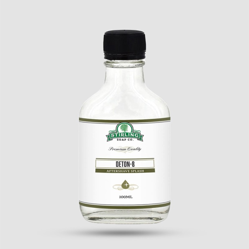 Stirling Soap Company Deton-8 Aftershave Lotion 100ml