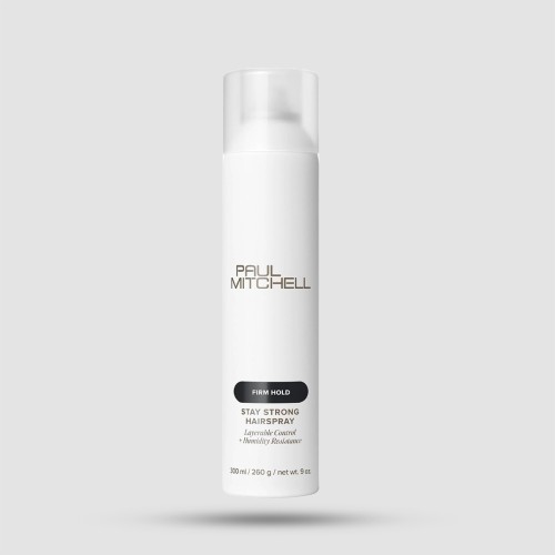 Strong Hold Hairspray Paul Mitchell Stay Strong 300ml - Finishing Hairspray - Vegan and Paraben-free