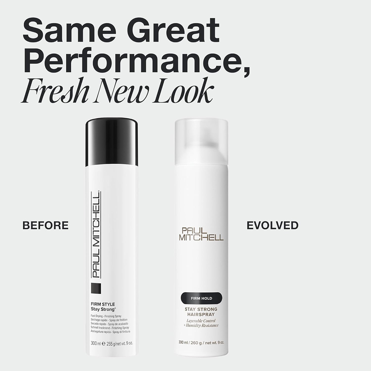 Strong Hold Hairspray Paul Mitchell Stay Strong 300ml - Finishing Hairspray - Vegan and Paraben-free