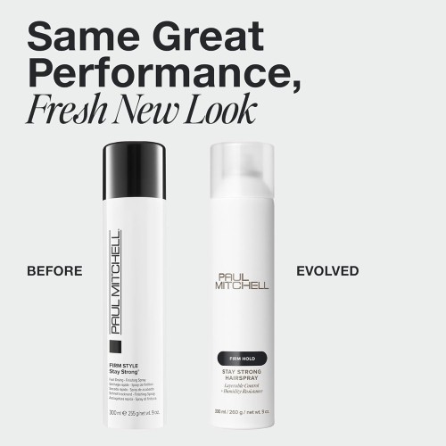 Strong Hold Hairspray Paul Mitchell Stay Strong 300ml - Finishing Hairspray - Vegan and Paraben-free