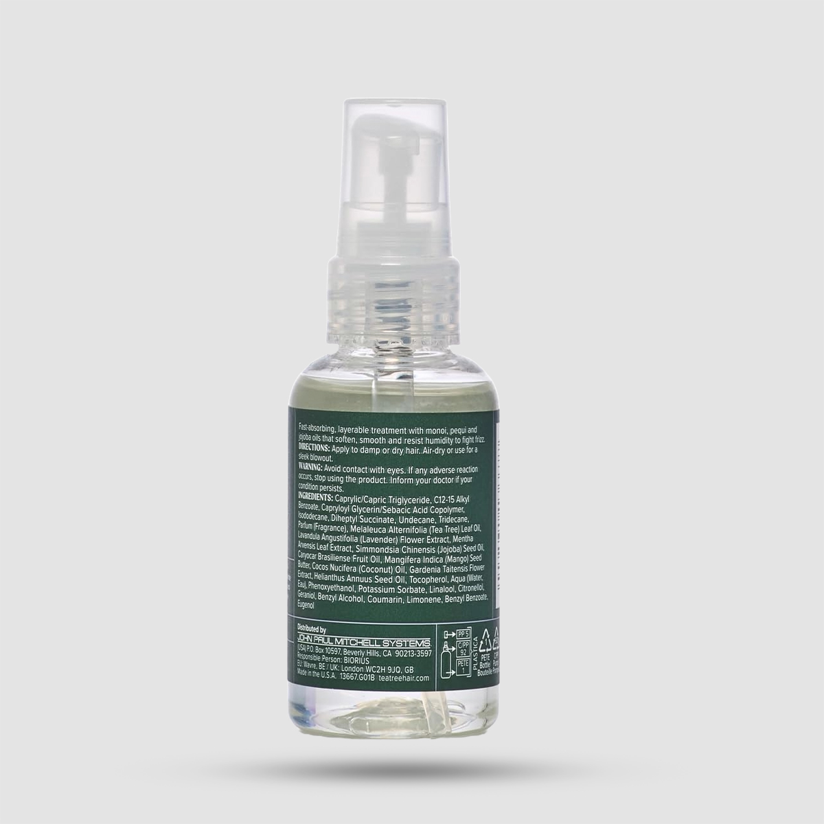 Lavender Mint Nourishing Oil Paul Mitchell - Hair Nourishing Oil - Monoi & Pequi Oil