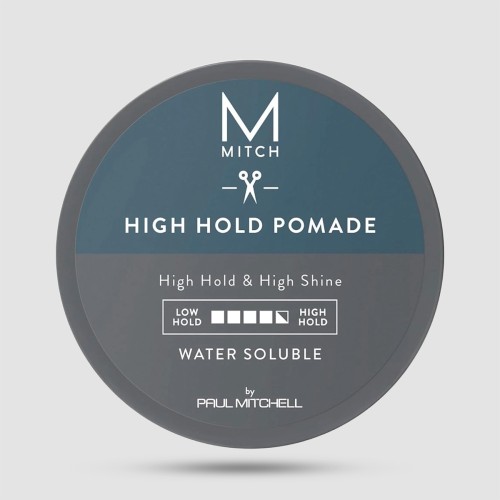 Paul Mitchell High Hold Pomade 85g - Hair Pomade - Water-based with strong hold