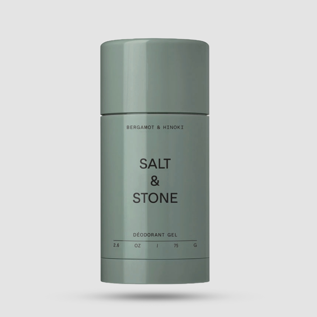 Salt & Stone Gel Deodorant - Natural Deodorant for Sensitive Skin - Bergamot & Hinoki