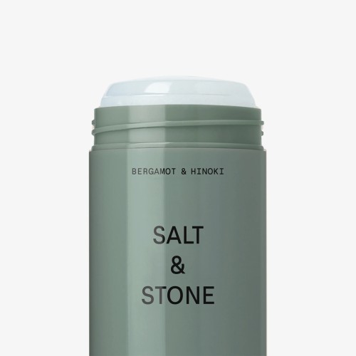 Salt & Stone Gel Deodorant - Natural Deodorant for Sensitive Skin - Bergamot & Hinoki