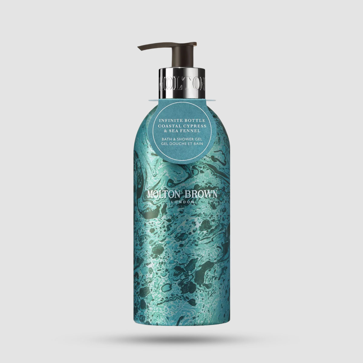 Limited Edition Bath & Shower Gel Infinite Bottle - Molton Brown - Coastal Cypress & Sea Fennel 400ml