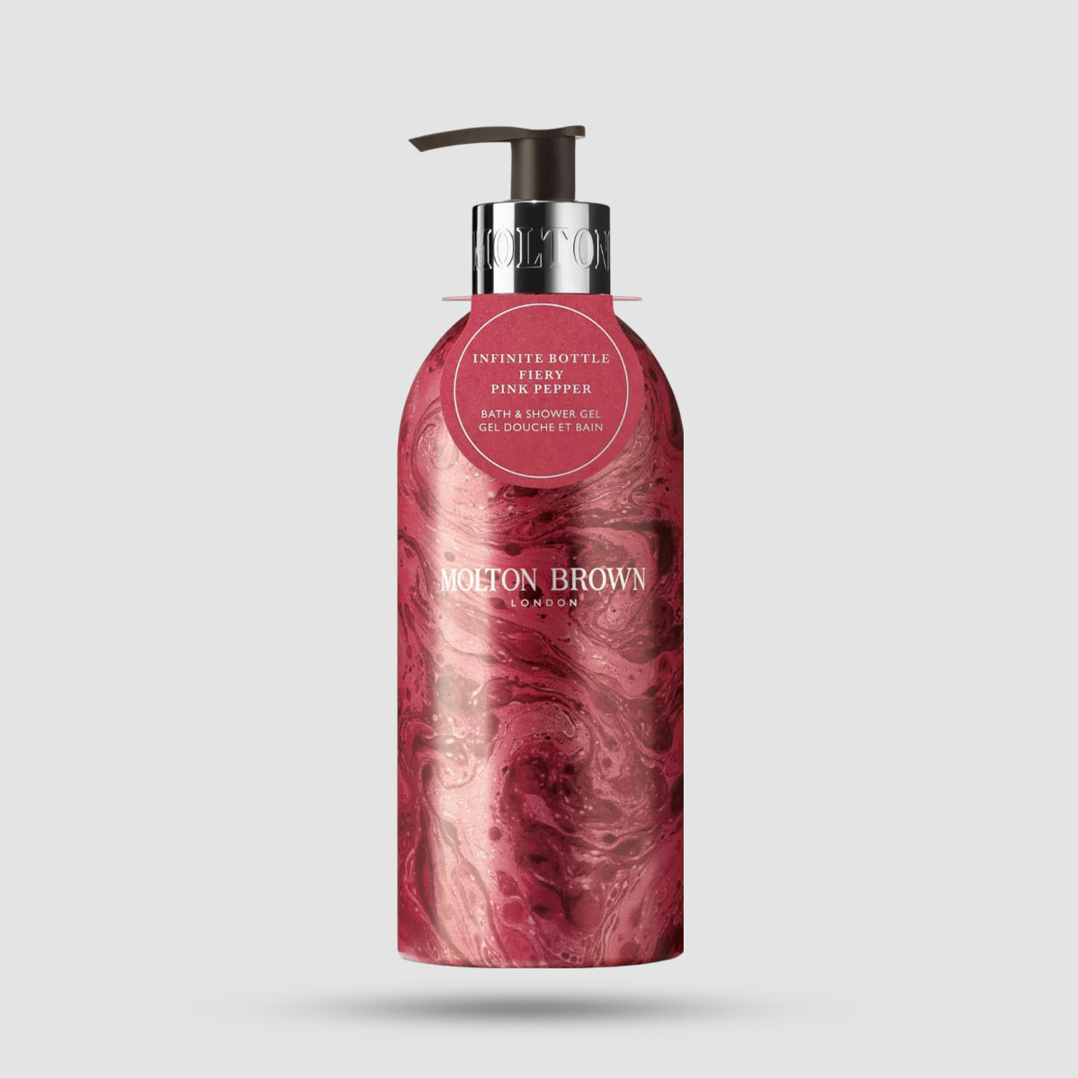 Limited Edition Bath & Shower Gel Infinite Bottle - Molton Brown - Fiery Pink Pepper 400ml