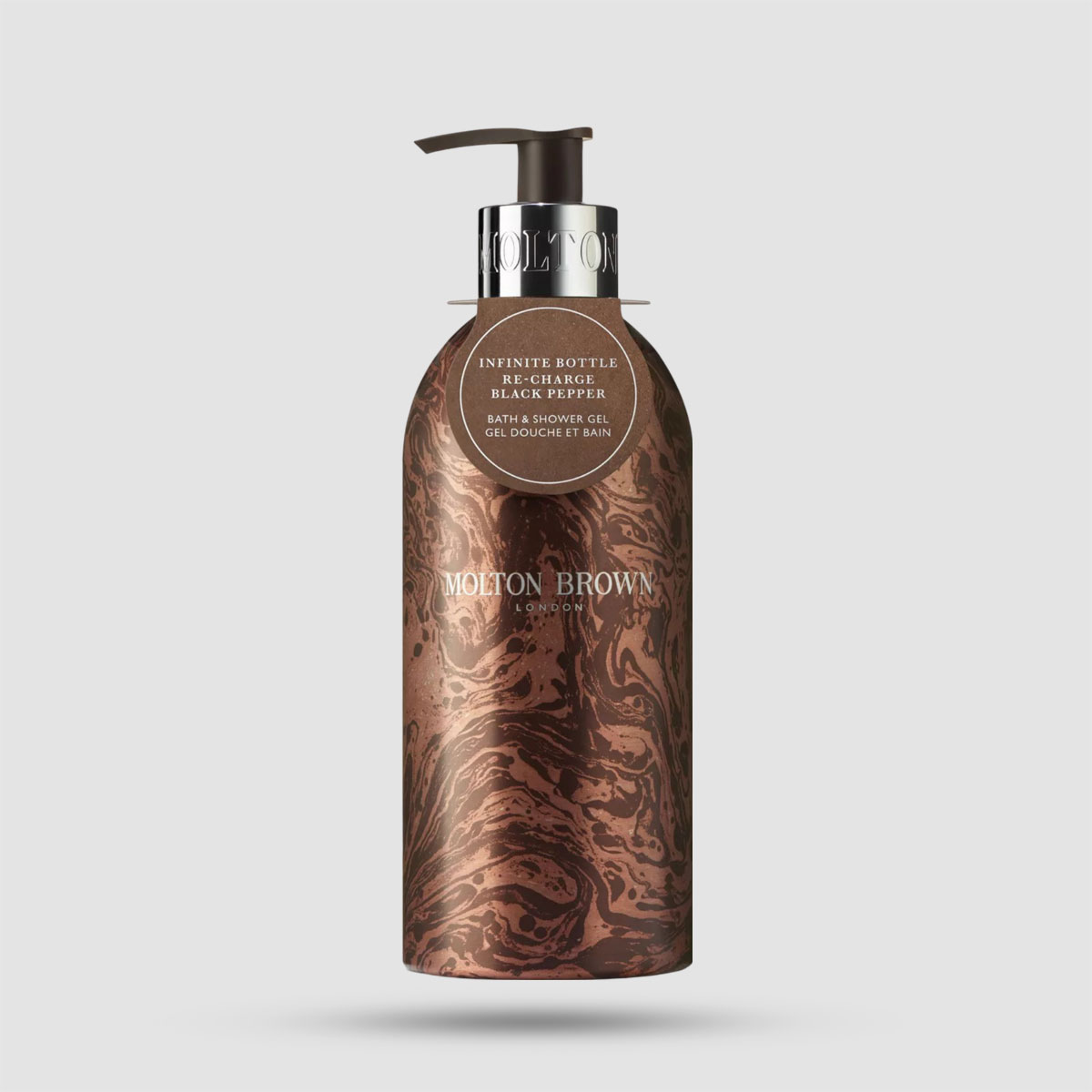 Limited Edition Bath & Shower Gel Infinite Bottle - Molton Brown - Re-charge Black Pepper 400ml