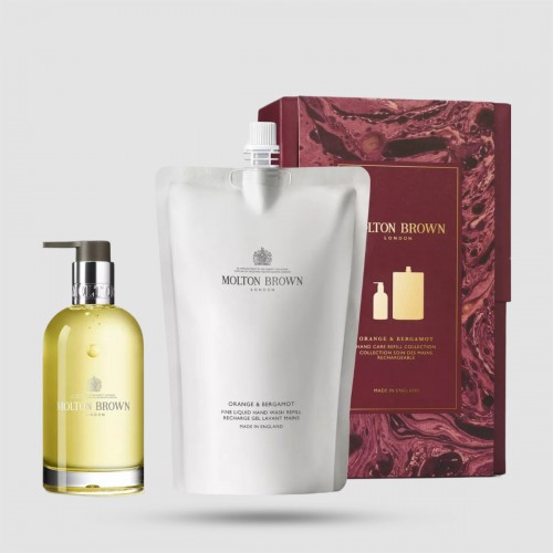 Orange & Bergamot Hand Care Refill Gift Set - Molton Brown -