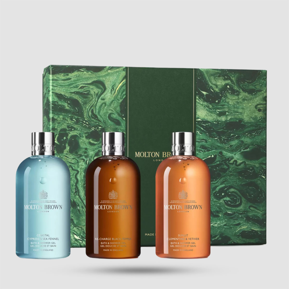 Woody & Aromatic Body Care Gift Set - Molton Brown - 3 x 300ml