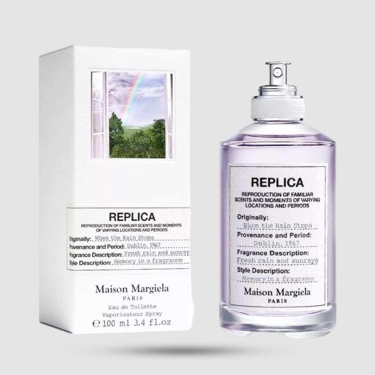  Eau De Toilette Replica When The Rain Stops Maison Margiela 100ml