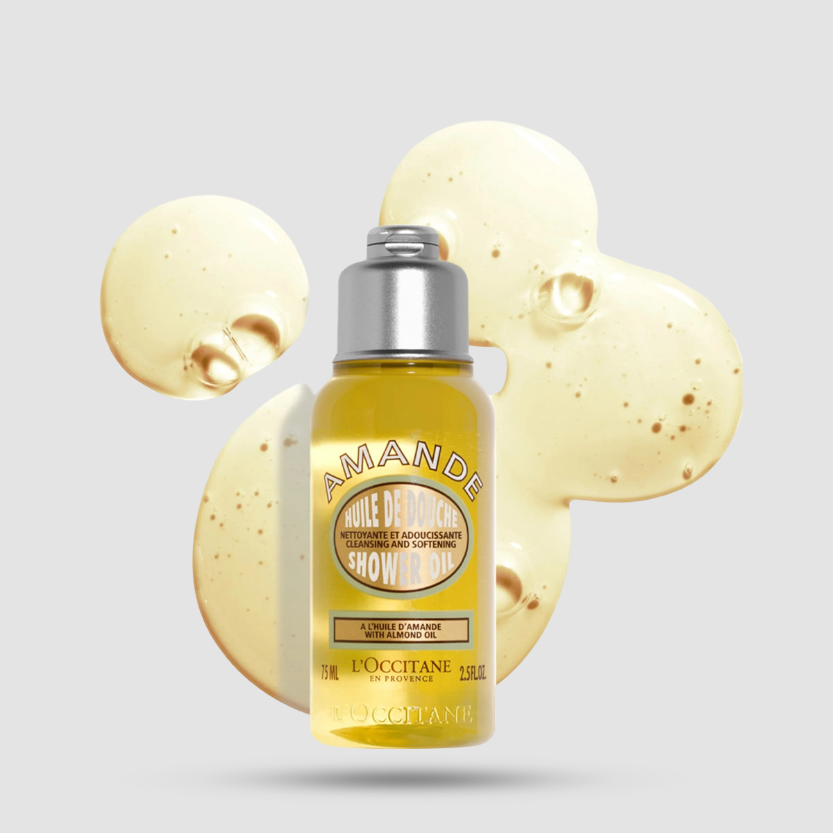 Shower Oil - L'Occitane - Almond 75ml | Λάδι Ντους με Αμυγδαλέλαιο