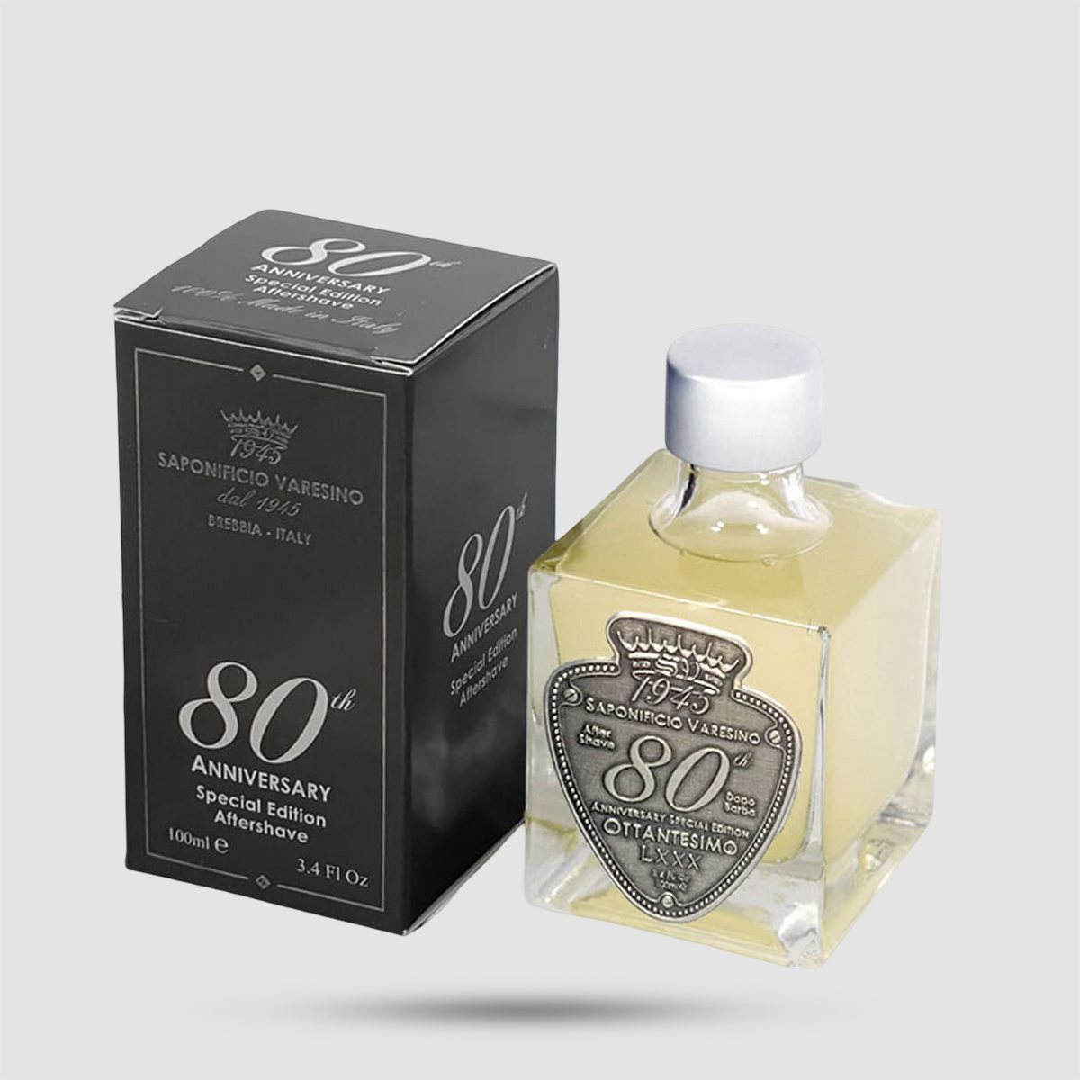Aftershave Lotion 80th Anniversary Saponificio Varesino - After Shave with Noble Chamomile