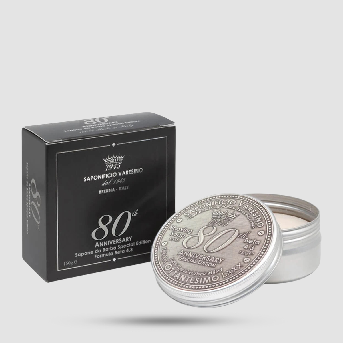 Σαπούνι Ξυρίσματος Saponificio Varesino 80th Anniversary - Triple Milled Soap με PlantSil