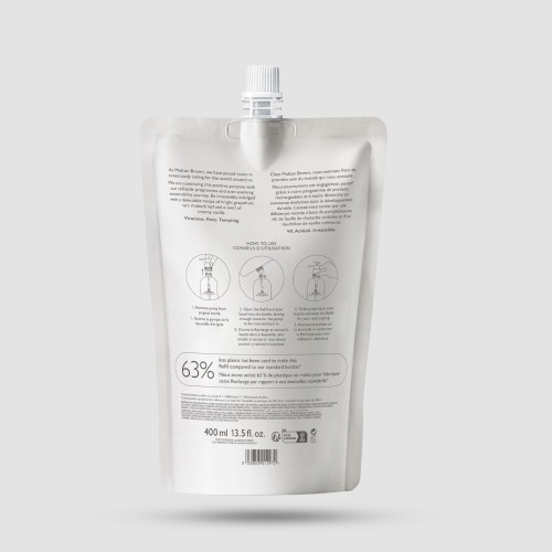 Molton Brown Delicious Rhubarb & Rose Ανταλλακτικό Υγρό Σαπούνι 400ml - Οικολογική Πολυτέλεια