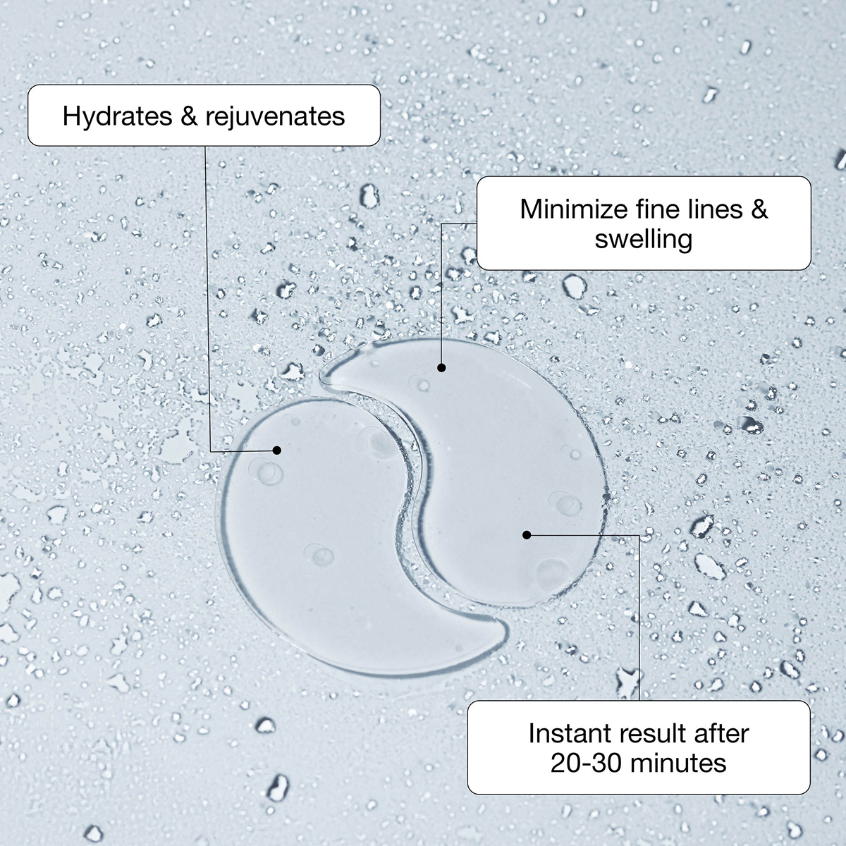 Recipe For Men Instant Recharge Hydrogel Eye Patches 85g - Αντιγηραντική θεραπεία ματιών με 30 ζευγάρια