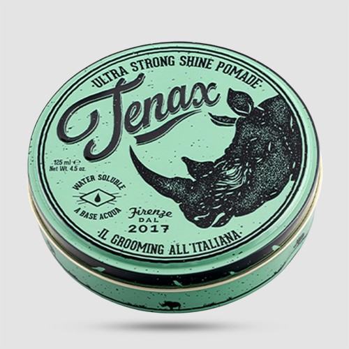 Tenax Water Based Ultra Strong Pomade 125ml - Ιταλική πομάδα μαλλιών με μέγιστο κράτημα