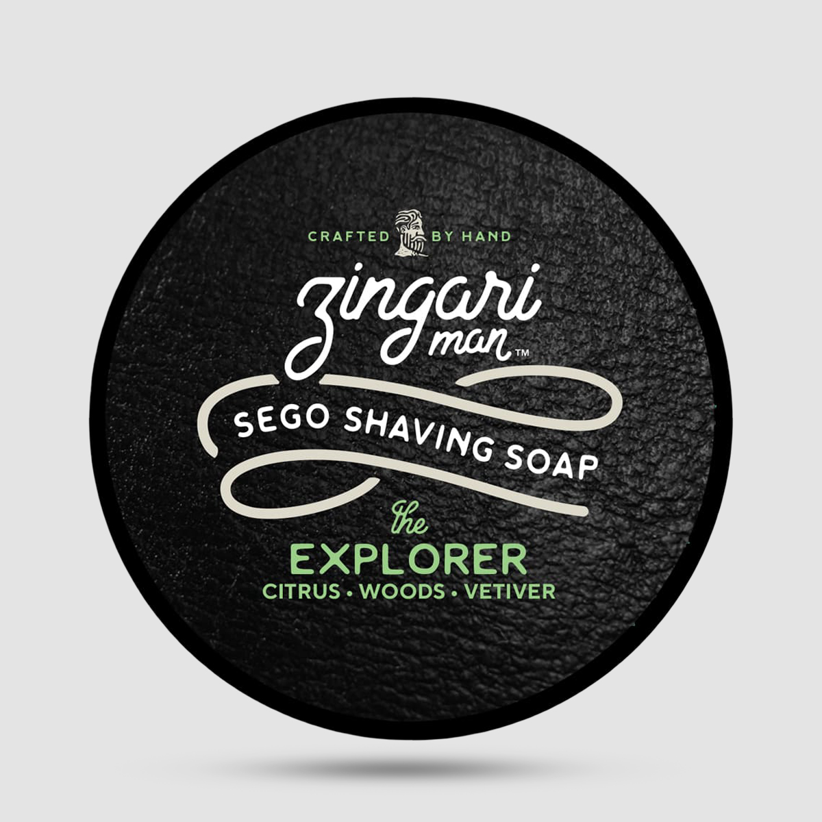 Σαπούνι Ξυρίσματος Zingari Man The Explorer 142ml με βάση Sego tallow και ξυλώδες άρωμα εσπεριδοειδών
