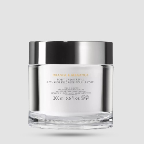 Molton Brown Orange Bergamot Body Cream Κρέμα Σώματος 200g Επαναγεμιζόμενη