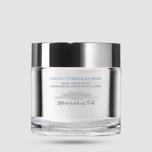 Molton Brown Coastal Cypress Sea Fennel Κρέμα Σώματος Επαναγεμιζόμενη 200γρ Θαλασσινό Άρωμα