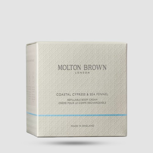 Molton Brown Coastal Cypress Sea Fennel Κρέμα Σώματος Επαναγεμιζόμενη 200γρ Θαλασσινό Άρωμα