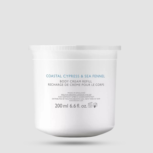 Molton Brown Coastal Cypress Sea Fennel Ανταλλακτικό Κρέμας Refill 200γρ Οικολογική Συσκευασία