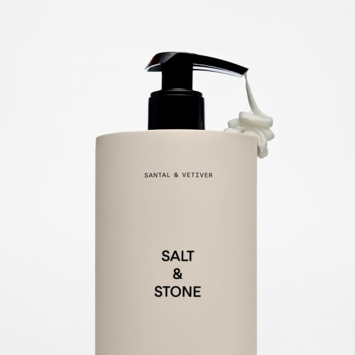 Salt & Stone Body Lotion Santal & Vetiver 450ml - Vegan κρέμα σώματος με νιασιναμίδη