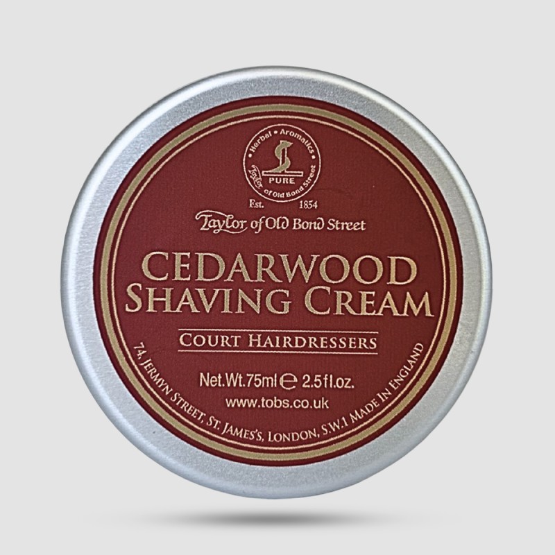 Κρέμα Ξυρίσματος - Taylor Of Old Bond Street - Cedarwood 75ml