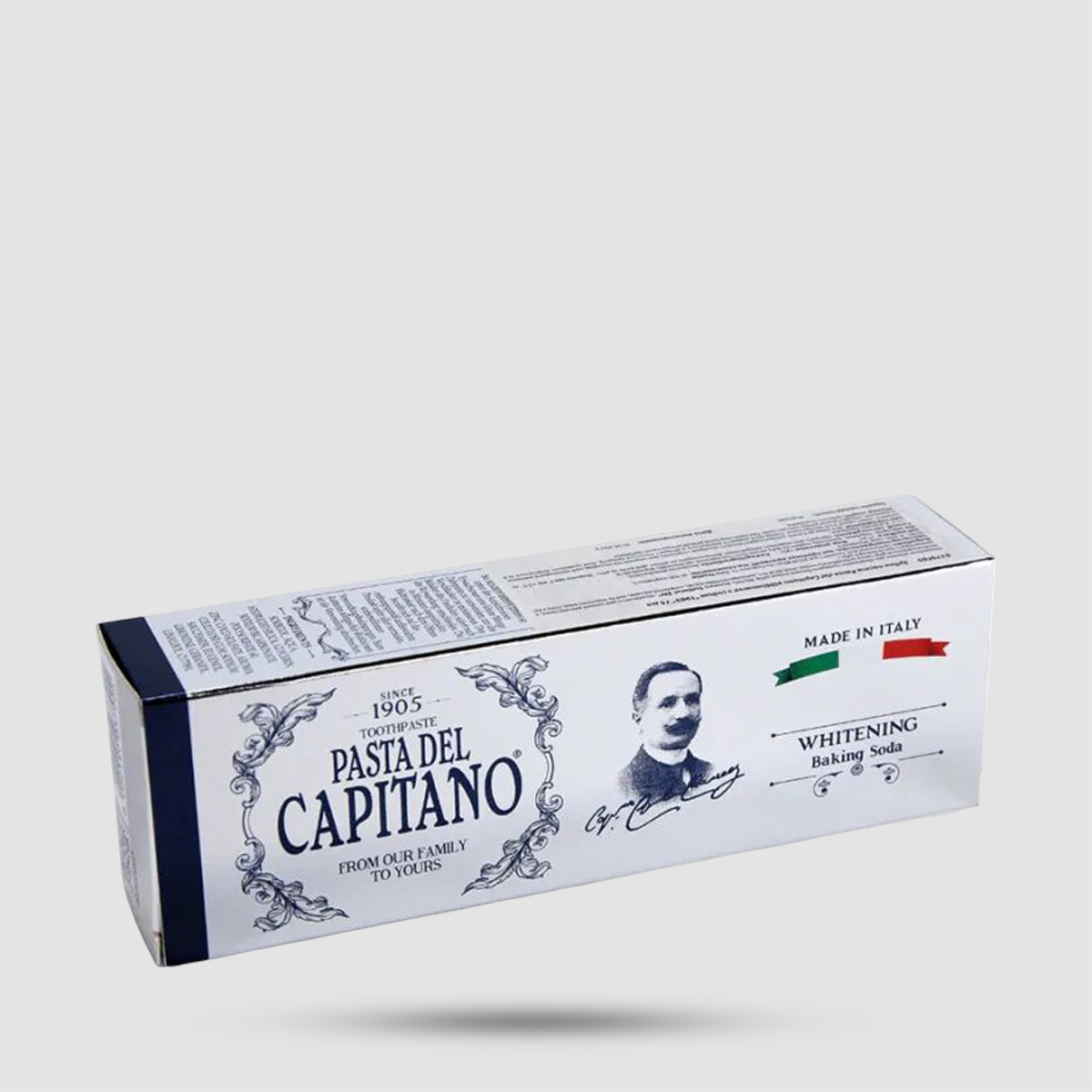 Pasta del Capitano 1905 Whitening Baking Soda 75ml - Οδοντόκρεμα λεύκανσης με μαγειρική σόδα
