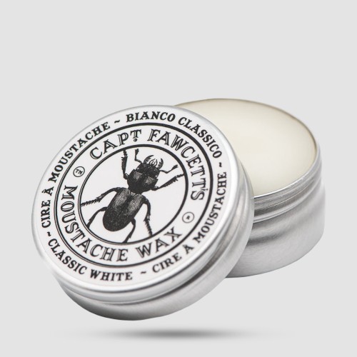 Captain Fawcett Bianco Classico Moustache Wax 15ml - Premium κερί μουστακιού με μελισσοκέρι