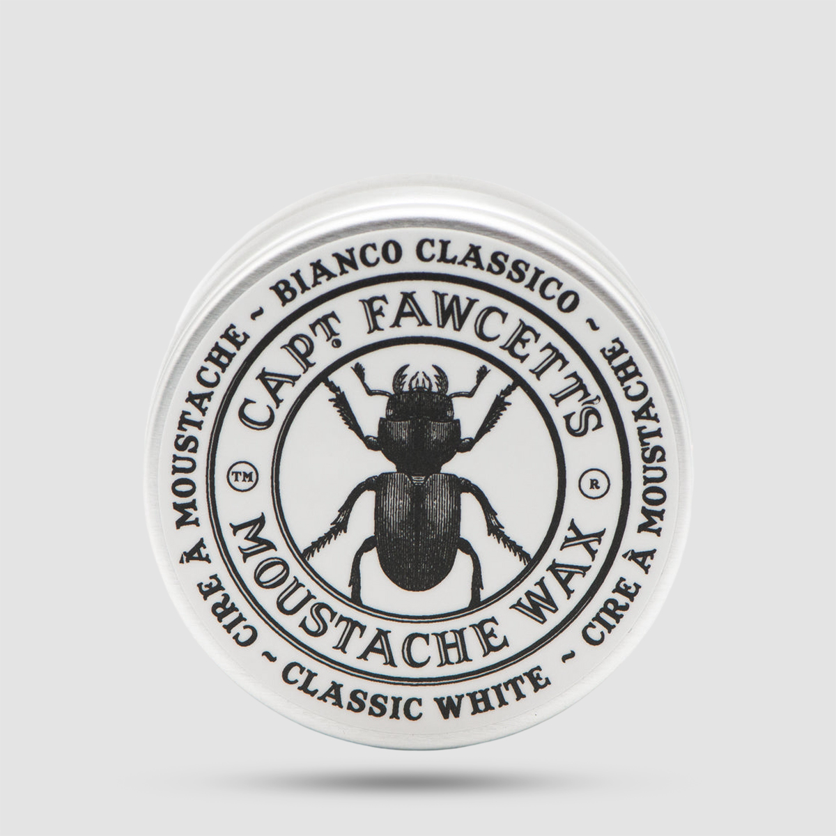 Captain Fawcett Bianco Classico Moustache Wax 15ml - Premium κερί μουστακιού με μελισσοκέρι