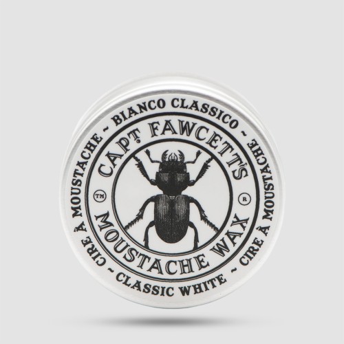 Captain Fawcett Bianco Classico Moustache Wax 15ml - Premium κερί μουστακιού με μελισσοκέρι