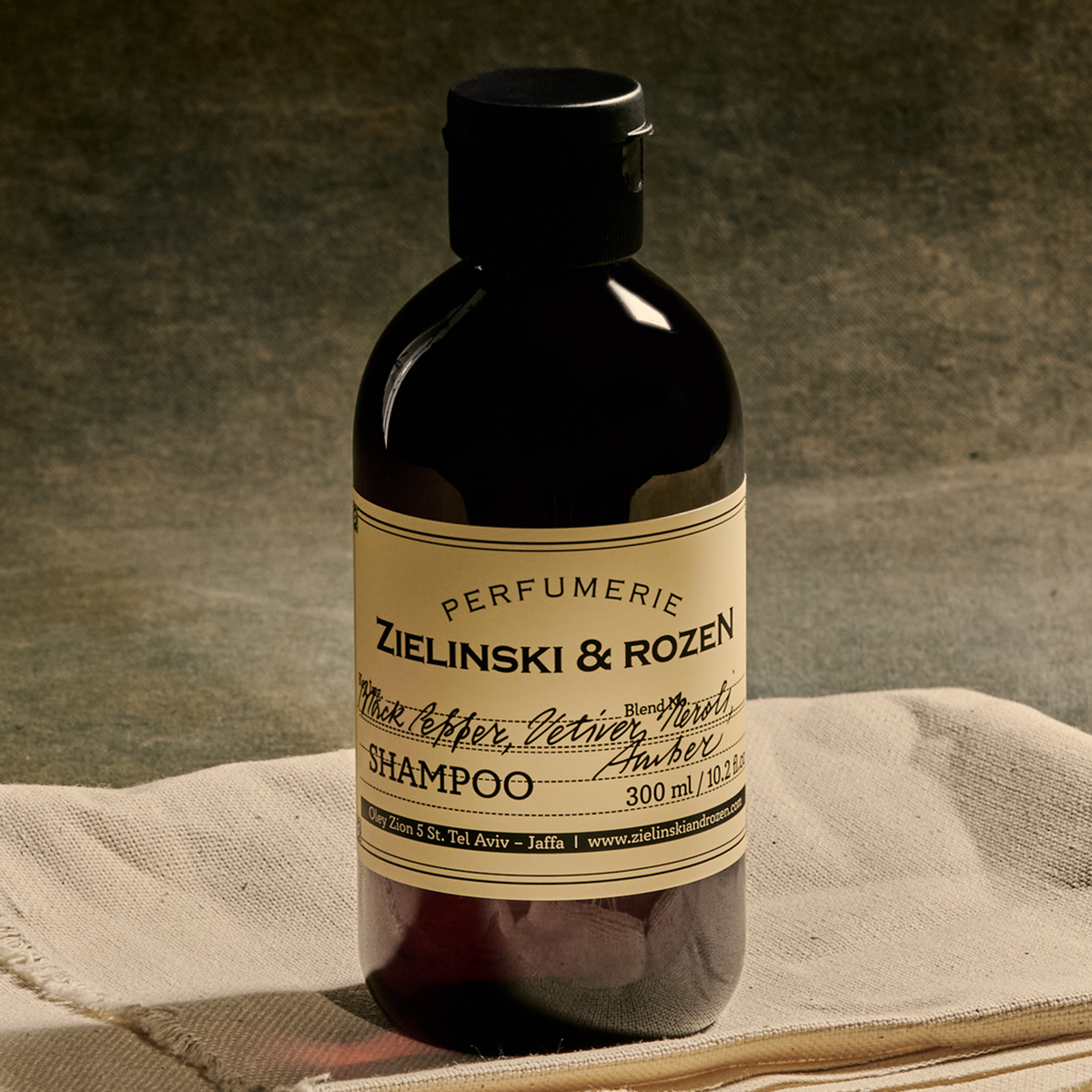 Zielinski & Rozen Black Pepper Vetiver Neroli Amber Shampoo 300ml nourishing hair care