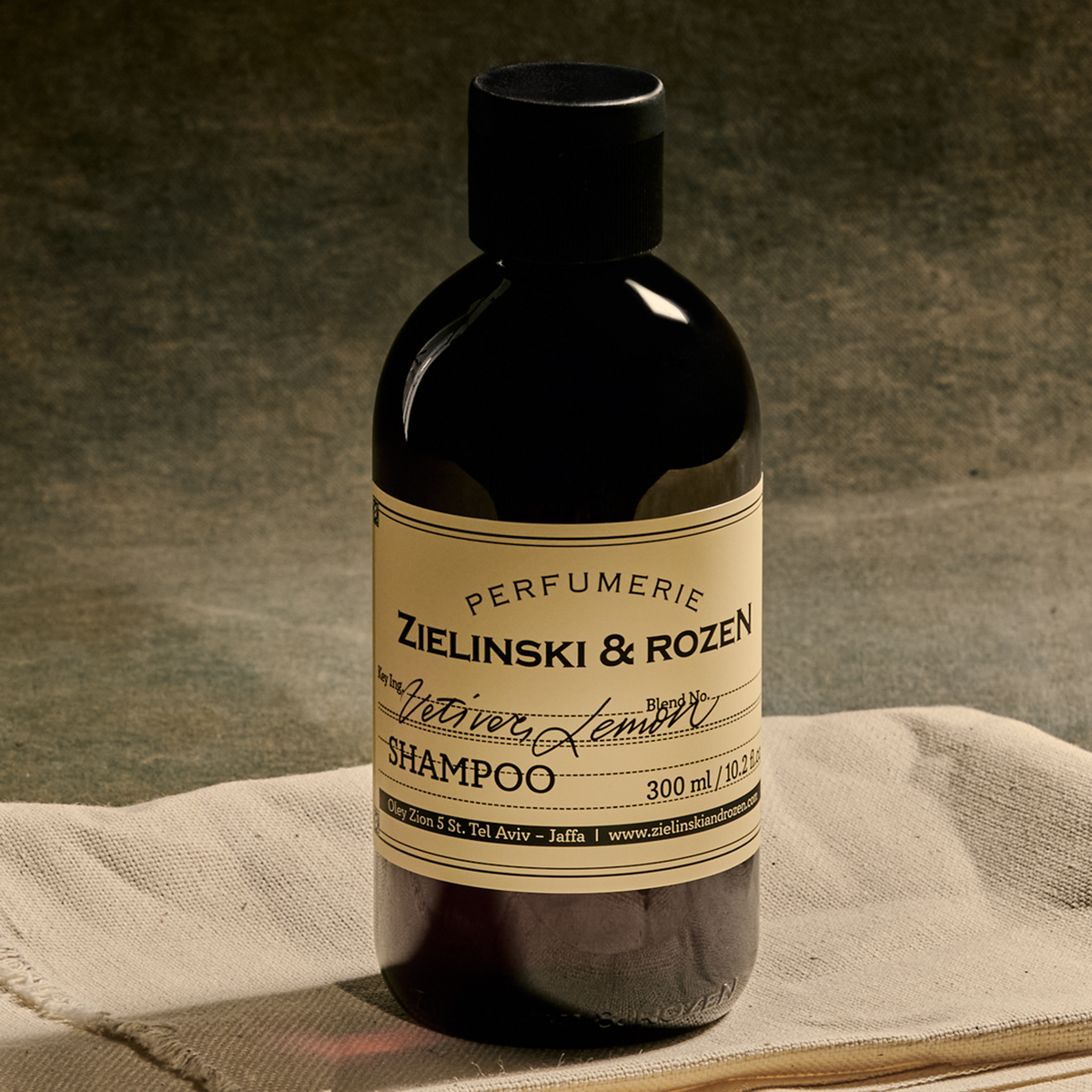 Zielinski & Rozen Vetiver Lemon Shampoo 300ml nourishing hair care castor oil