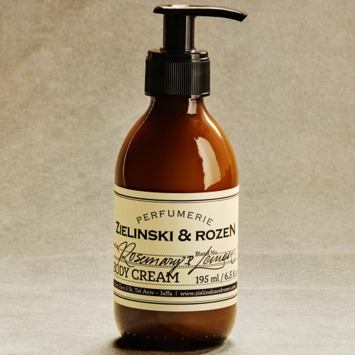 Zielinski & Rozen Body Cream Rosemary Lemon 195ml θρεπτική κρέμα σώματος fresh aromatic